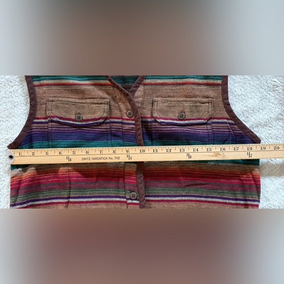 Vintage 20/20 Vision Striped Multicolor Vest for Women (L) - Picture 3 of 7